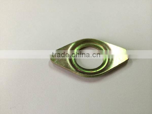custom yellow zinc punching part and stamping part