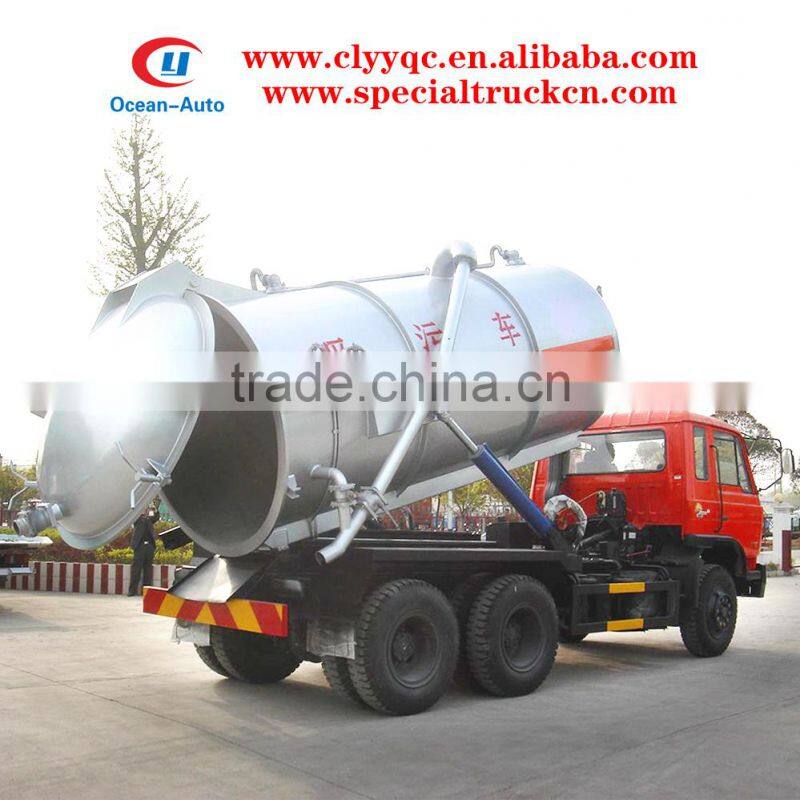 factory price 16000L 6x4 Dongfeng sewage suction vehicle
