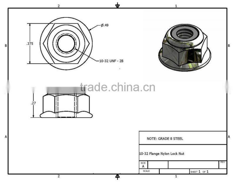 NYLON INSERT LOCK NUTS DIN985,STAINLESS STEEL