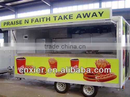 Food trailer,Box trailer,catering trailer,wing opening trailer,Mobile catering Dining Trailers/Dining car trailer/semi-trailer/