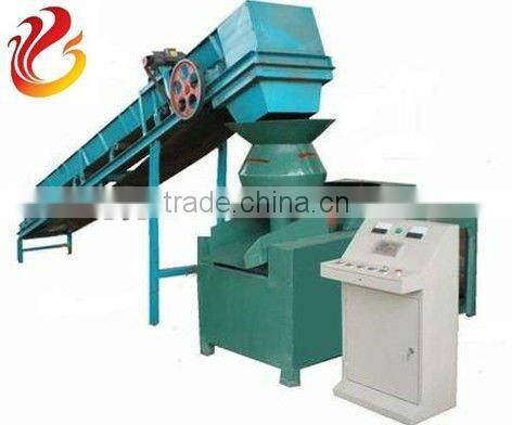High output straw briquette machine
