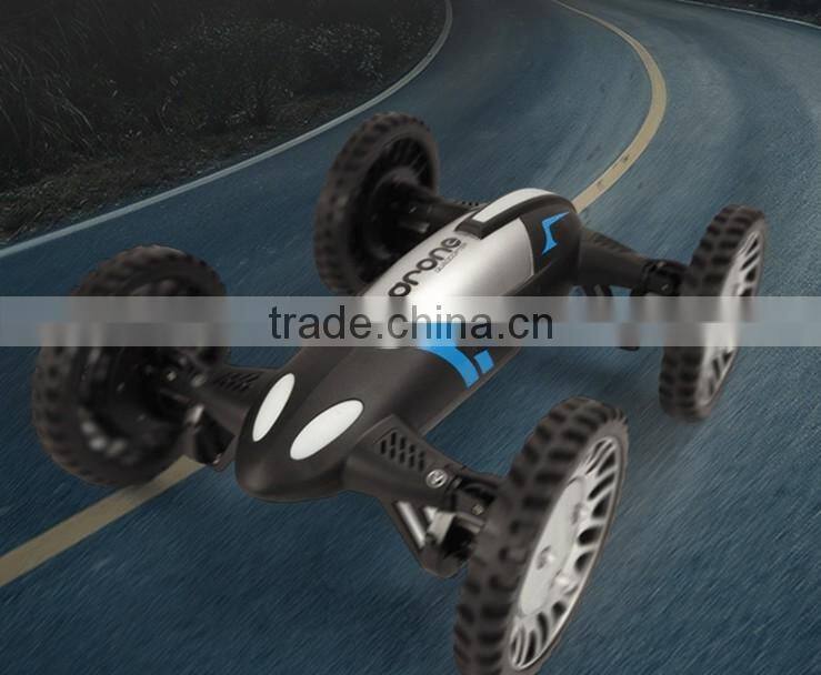 land speed car/UAV aircraft Multi-functional drone 3D rolling camera wifi DRONE/LED lights