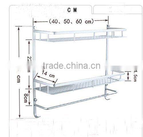 Wall Mounted Aluminum Bathroom shelf for towel