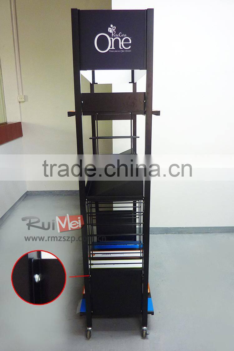 High quality metal pillow display shelf/pillow rack