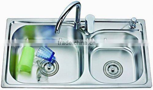 Stainless steel kitchen sink