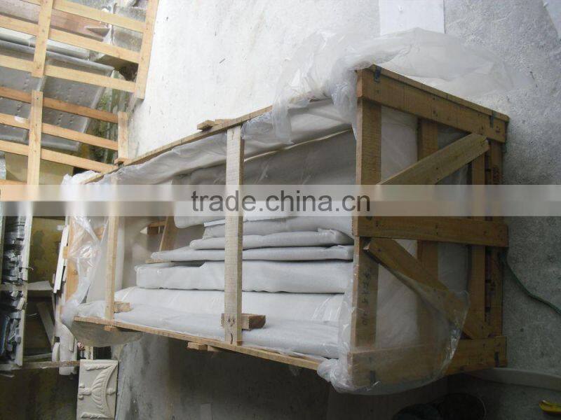 Verde Alpi marble fireplace