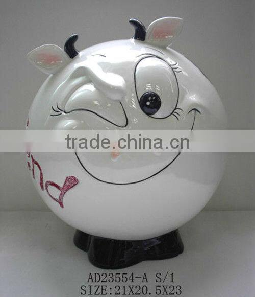 Handmade sheep shape animal figurine color