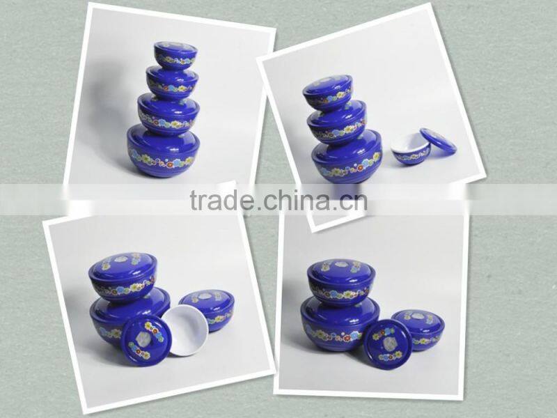 4 pieces multifunctional plastic takeaway food storage container