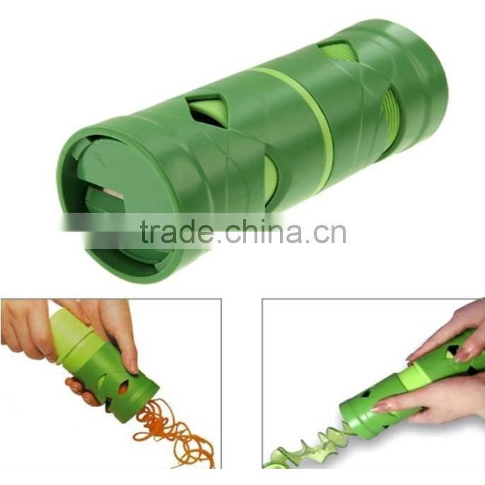 Food Grade Staniless Steel Fruit Vegetable Magic Handheld Spiralizer