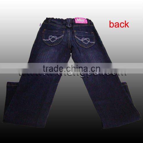 moustache effect girls jeans