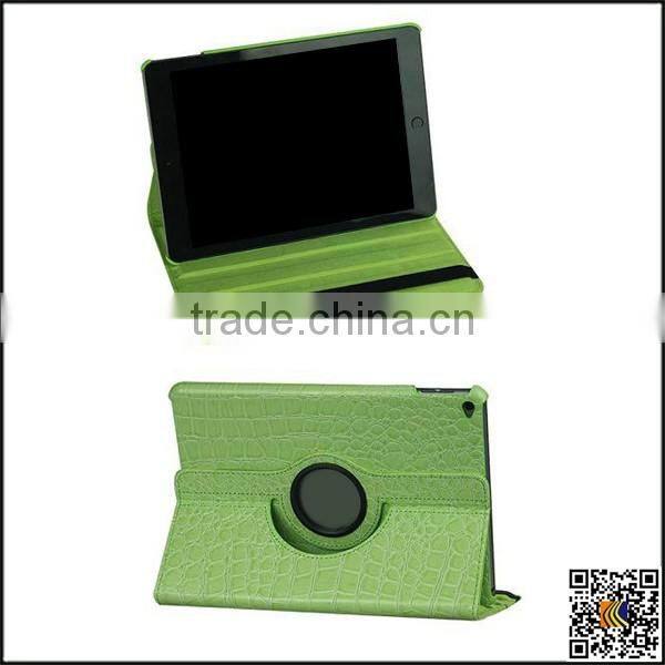 Crocodile pattern leather case flip leather case protective whirl covers for ipad air2