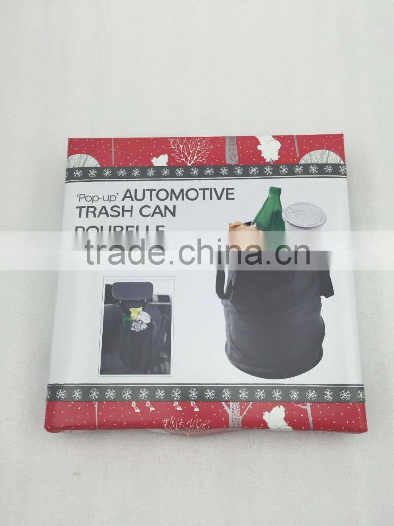 Pop up Automotive Trash Can for car/Leakproof Pop-Up Car Trash Bag/Pop-up Leak Proof Trash Can