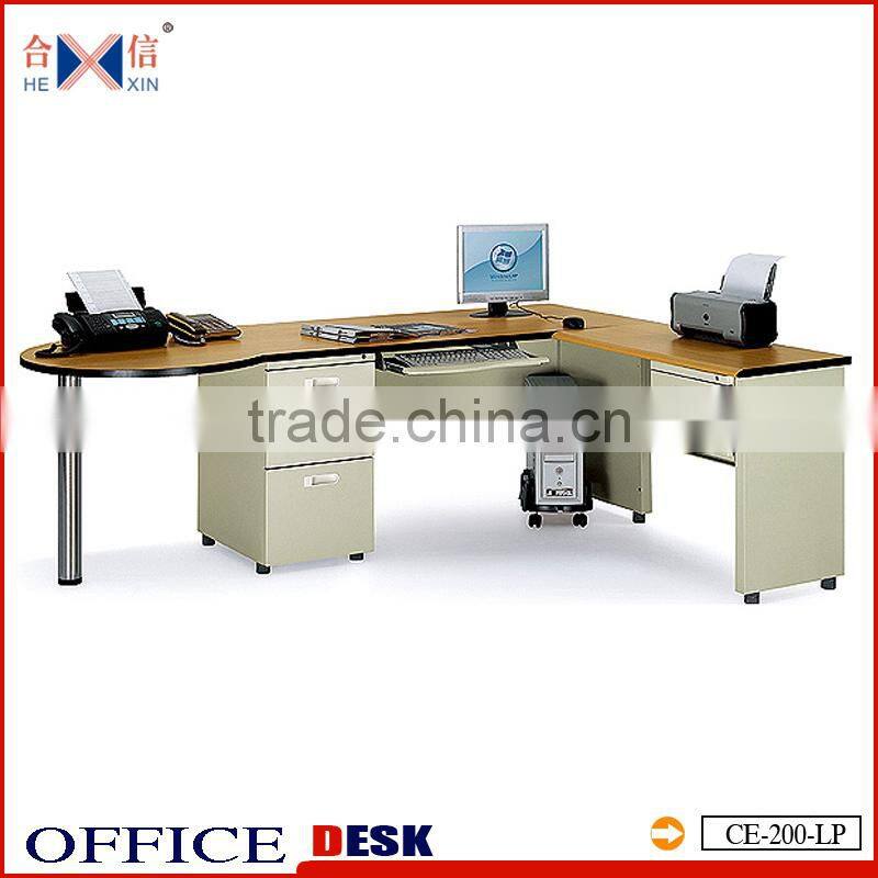 L-shape modern office table