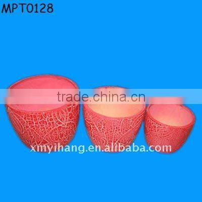 small indoor ceramic pottery pot