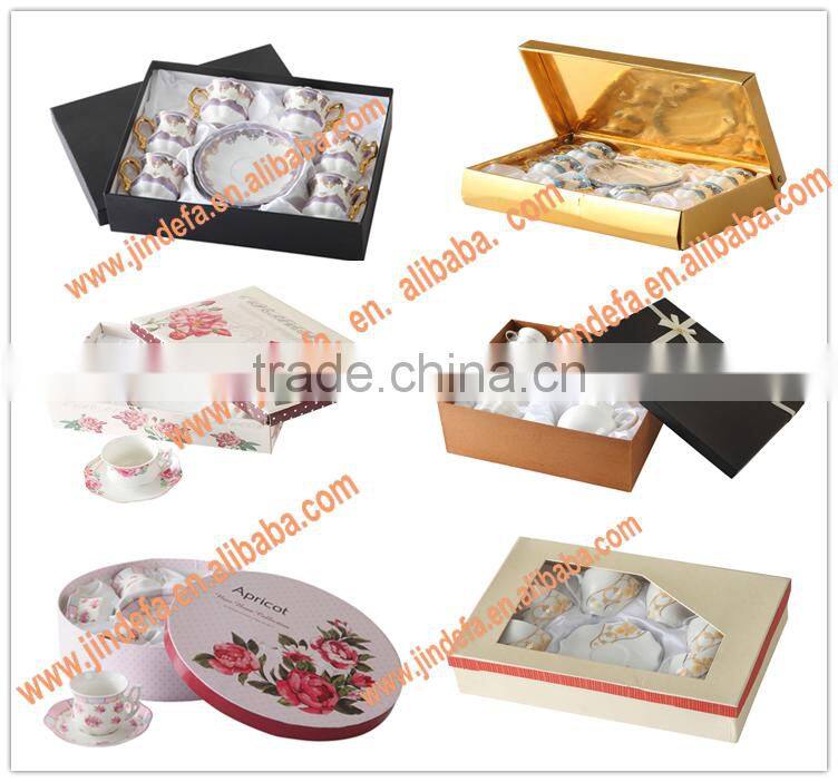 pocelian 60cc/90cc/120c150 arabic cawa cup ceramic small coffee cup with normal printing