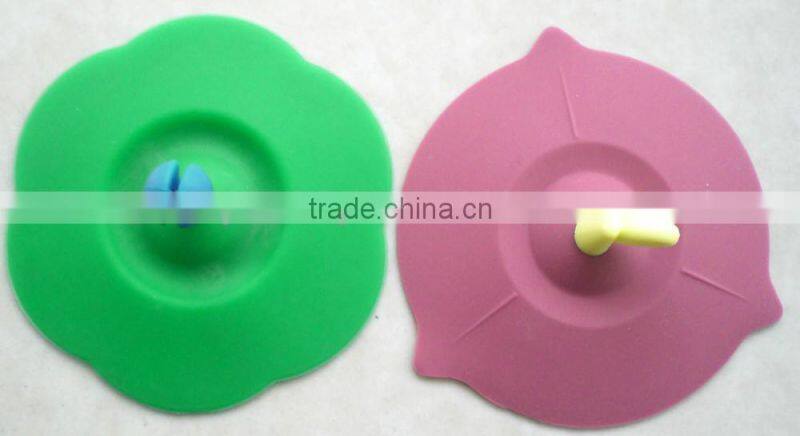 2015 hot selling special shape silicone suction cup lid
