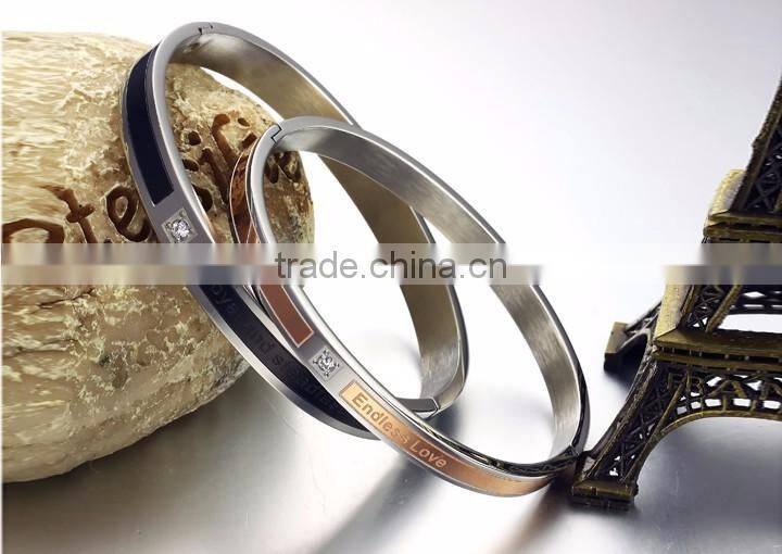 Classical Cool Man Fashion Simple Design 316L Stainless Steel Men Bracelets Jewelry