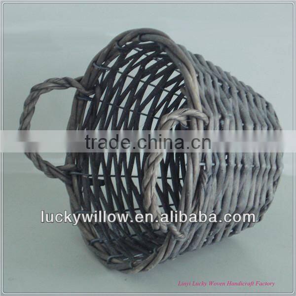 factory direct supply small round wicker basket