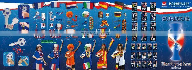 World cup soccer ball Fans Drum Plastic Drum Set Cheering Drum for wholesale