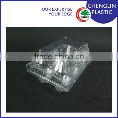 blister clear plastic egg shape container
