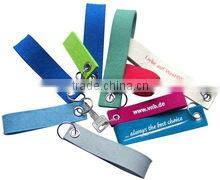 2017 hot new products alibaba website china supplier wholesale polyester felt keyring custom key chain made in china