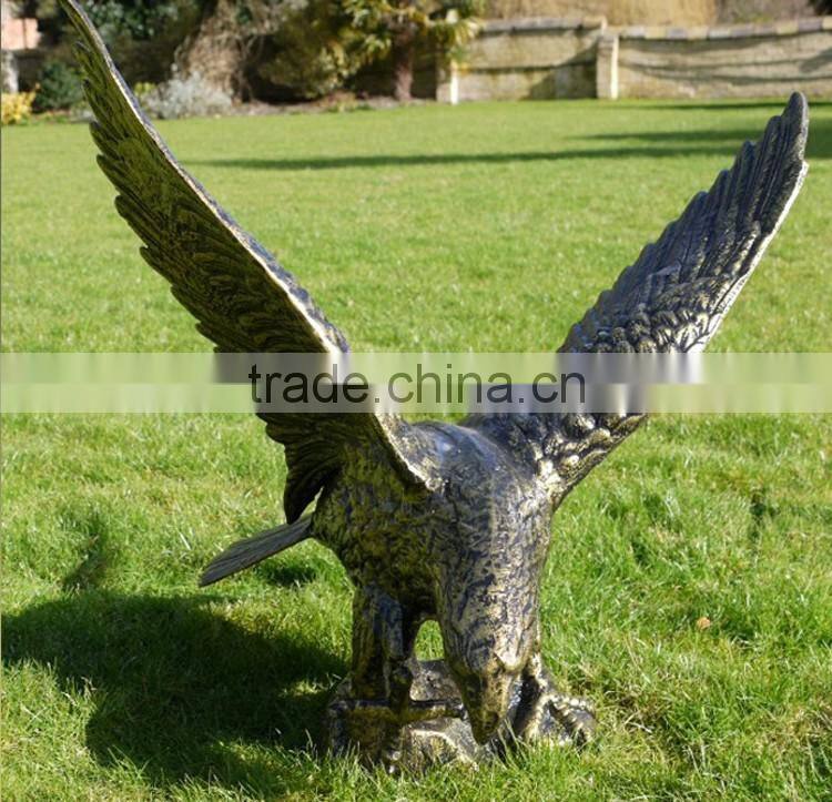 Outdoor animal metal sculpture bronze statue aigle for sale