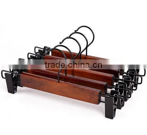 High grade solid wood retro pant rack clothing store special antique solid wood trousers clip children adult trousers rack