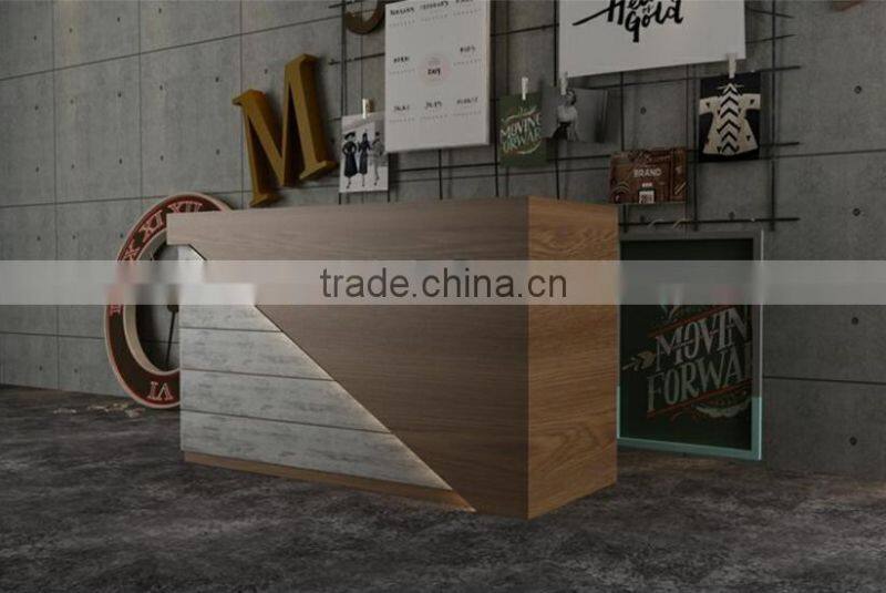 2017 new style shop counter design money counter reception counter(BG11-M098)