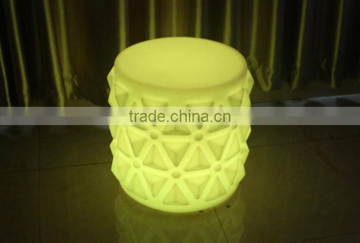 Elegant modern design pineapple shape led stool chair
