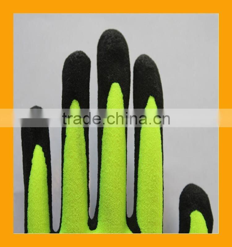 Cheap Sandy Nitrile Palm Oil-resistant Working Gloves