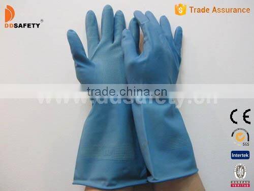 DDSAFETY Cheap Wholesale Blue Latex Glove Luvas