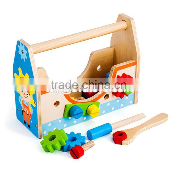 New product kids educational play set wooden toddler tool set W03D084