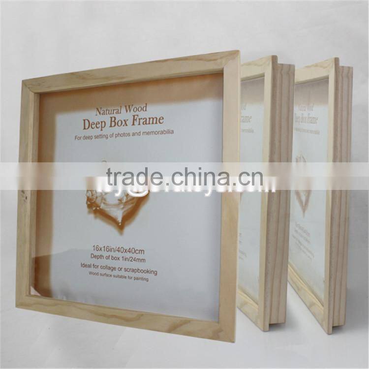 wholesale cheap classic wooden picture frames with customize logo W09A005