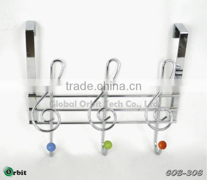 Space saver metal wall hook hanger, wall coat hanger