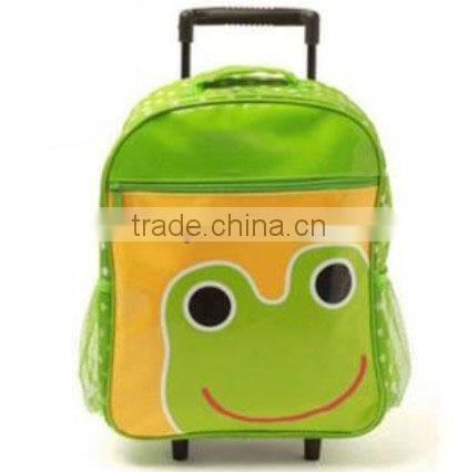 Simple and convenient trolley bag for school with polyester