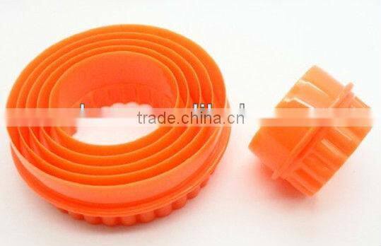 6pcs Round Shape Plastic Cake Cutter Set CK-0183