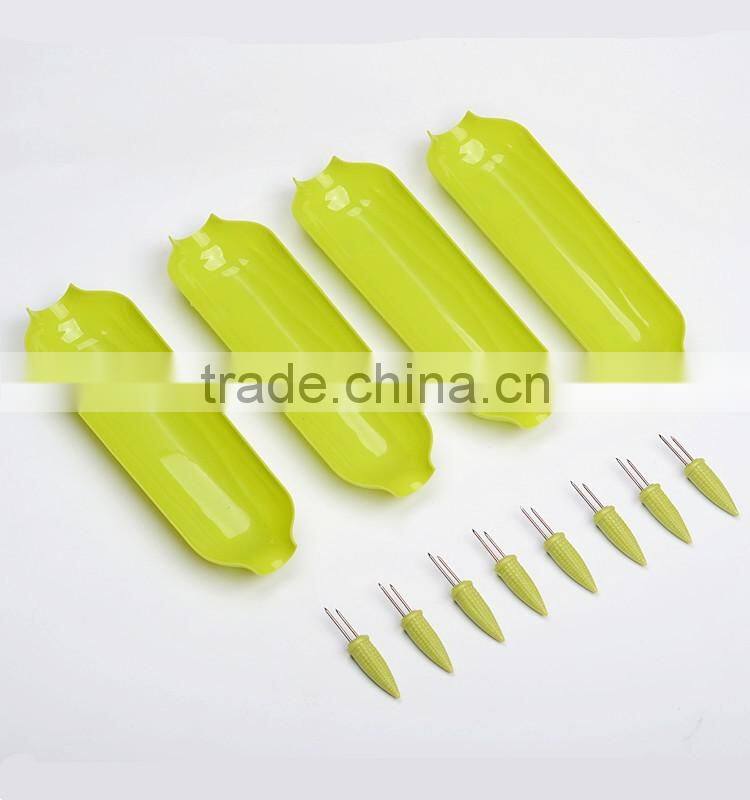 CH-4089 12 Pieces Corn On The Cob Serving Set