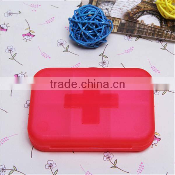 custom 4 compartment plastic pill box/custom plastic medicine storage pill box/custom plastic drug pill box supplier in china
