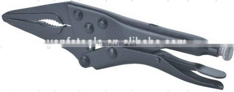 YF809 Locking plier long jaw with wire cutter