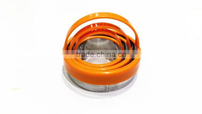 3pc Different Size Circle Stainless steel cake mould with PP handle