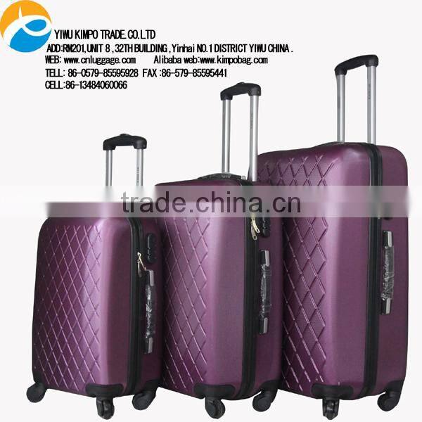Latest abs luggage trolley designs luggage