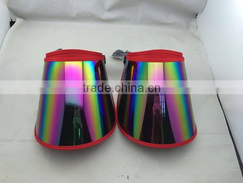 Hight Quality PVC Cap /Hat Cool Unisex Empty Hat Plastic Sun Hat