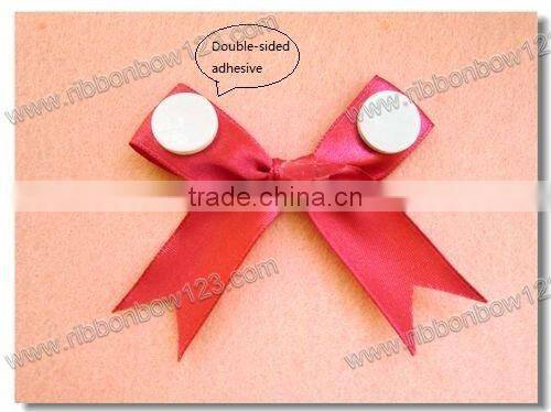 gift decorative bow with a small artificial flower