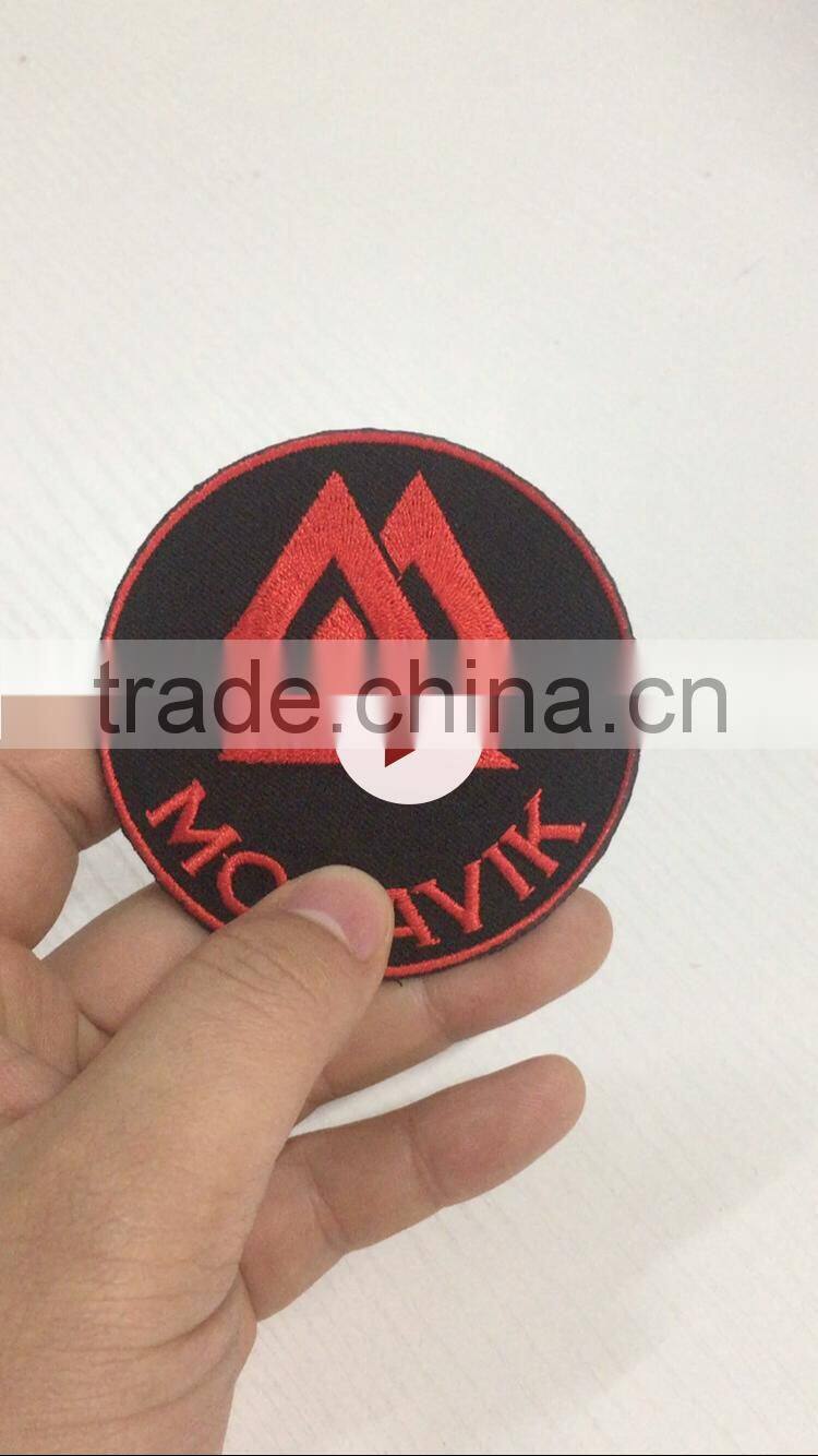high quality customuzed embroidery patch, embroidery badges