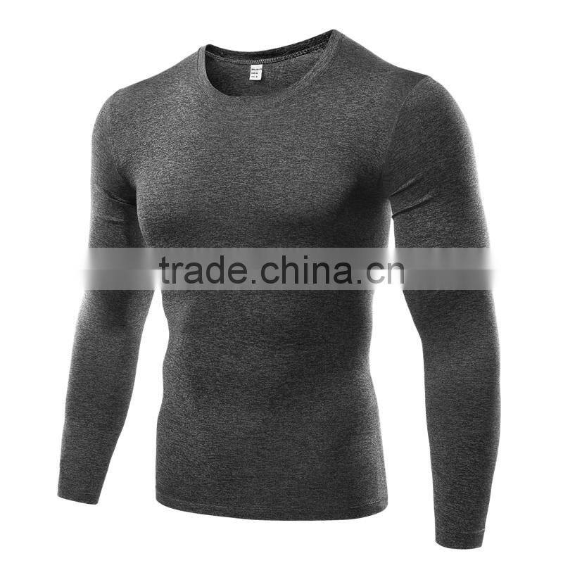 Hot-selling long sleeve quick dry t shirt men fitness training wear