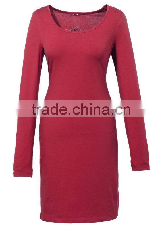 ladies bodycon dress fashion jersey dress