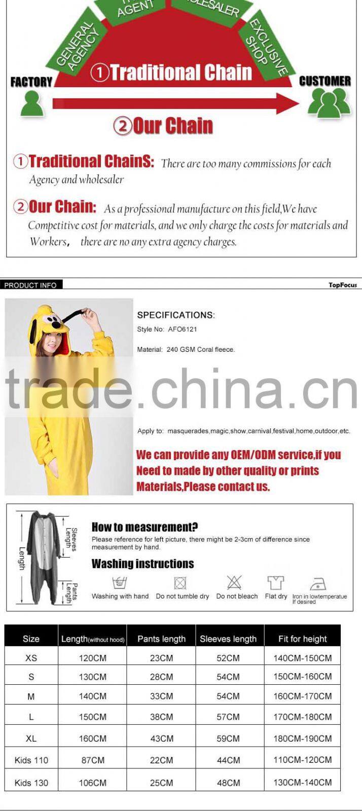 Fleece Halloween Cosplay Japanese Pajamas Costume Adult Jumpsuit