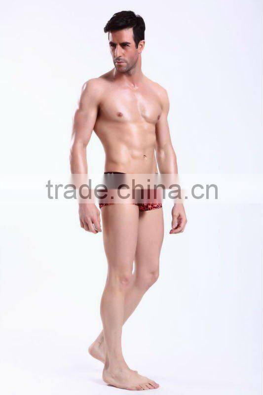 Wholesale leopard boxer for men manufacturer brand underwear nylon mens boxer short panties