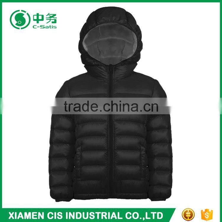 New Design Multi Color Ultra Light Hooded Unisex Children Winter Down Jacket