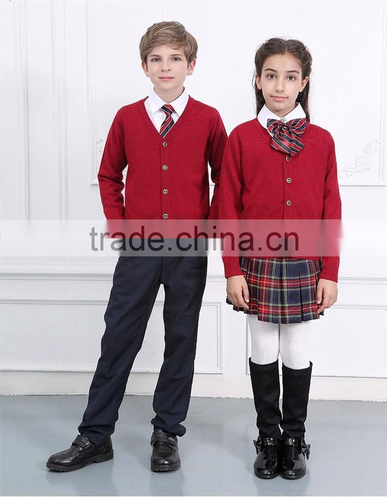 Fashionable western style primary school uniform designs